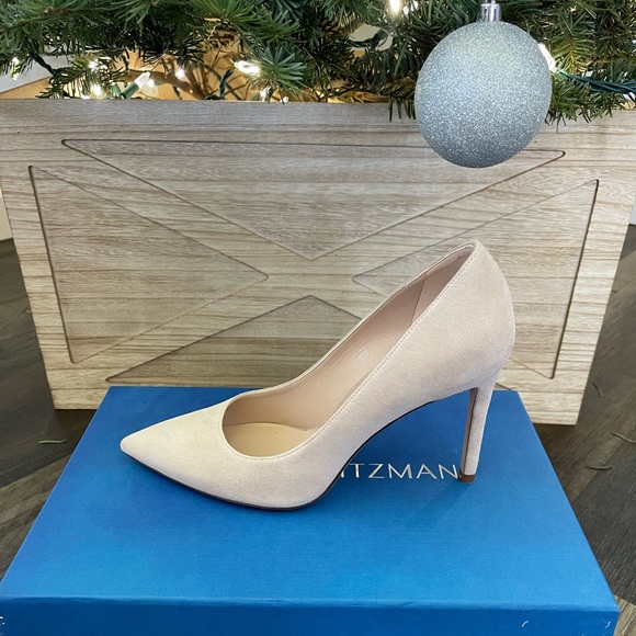 Stuart Weitzman Leigh 95 Dolce Suede Pumps Size 5.0 - Picture 8 of 12